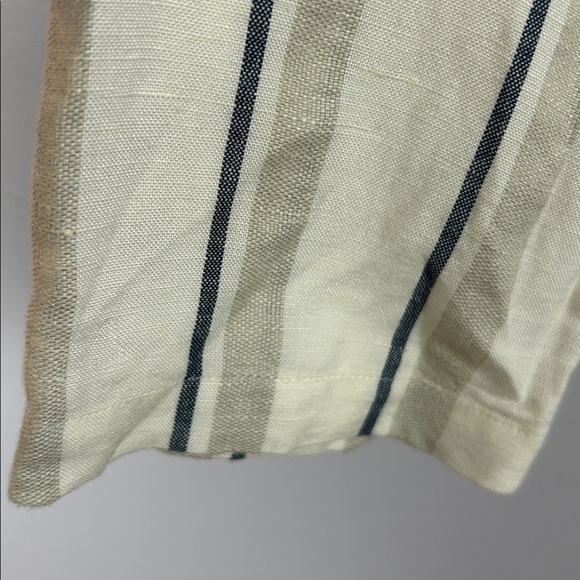 Rails Rowen Linen Blend Utility Practical Button Front Stripe Jacket Small Cream - Picture 8 of 14
